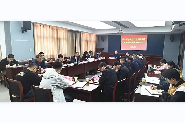 金誠(chéng)投資集團(tuán)黨總支召開(kāi)擴(kuò)大會(huì)議  專題學(xué)習(xí)習(xí)近平總書記考察安徽重要講話精神